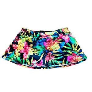 Islander Vintage Tropical Swim Skirt Bathing Suit Bottom Size 16 Womens  Multi